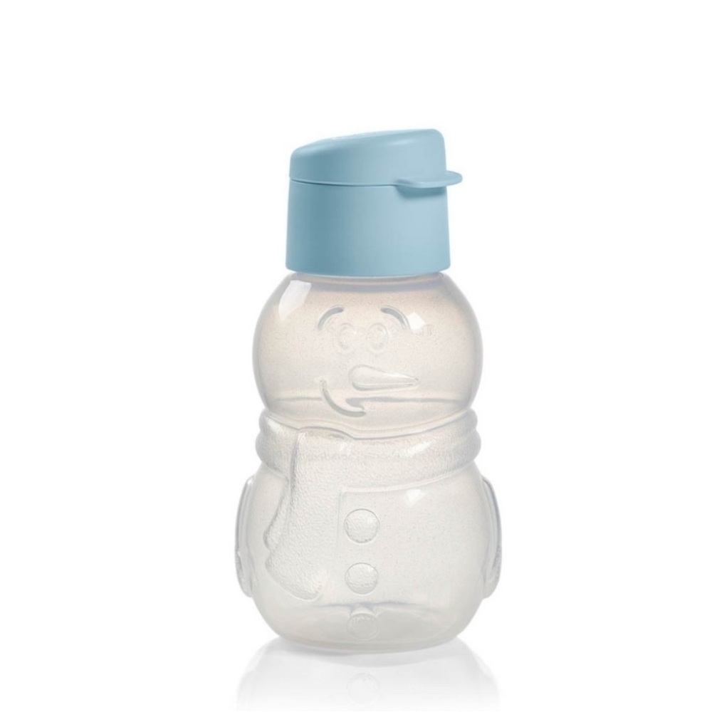 Set of 5 Tupperware Kids Snowman Eco Water Bottle